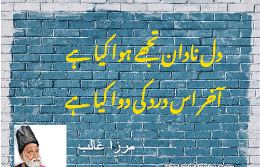 Mirza Ghalib Poetry in Urdu, Best Shayari/Ghazal